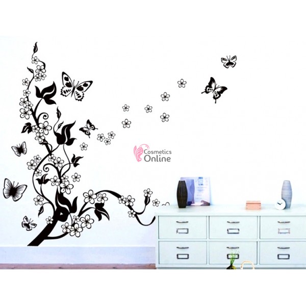 Sablon sticker de perete pentru salon de infrumusetare - J027XL - Romantic and Beauty